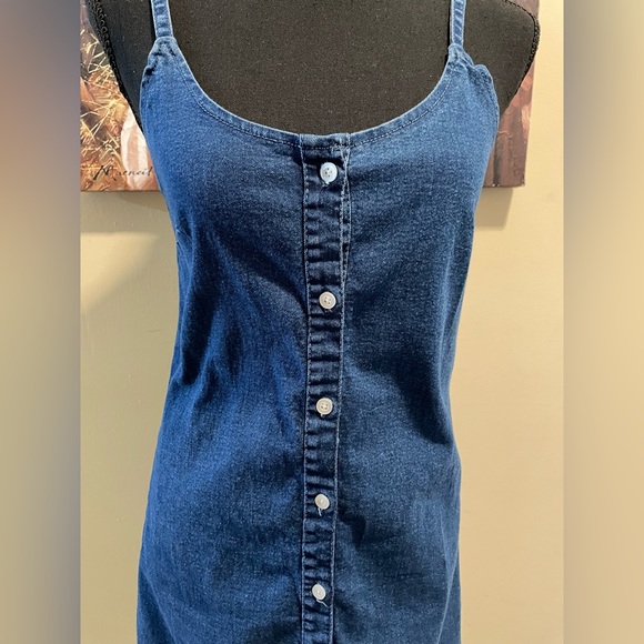 Blue Denim Dress - Picture 3 of 6